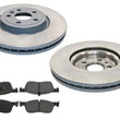 Front Coated 325MM Disc Brake Rotors & Pads for Jaguar F-Pace 2017-2020 2.0L
