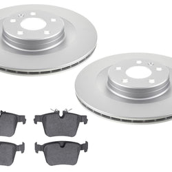 Rear Coated Disc Brake Rotors & Pads for Volvo XC90 21-24 320MM Smaller Rotor