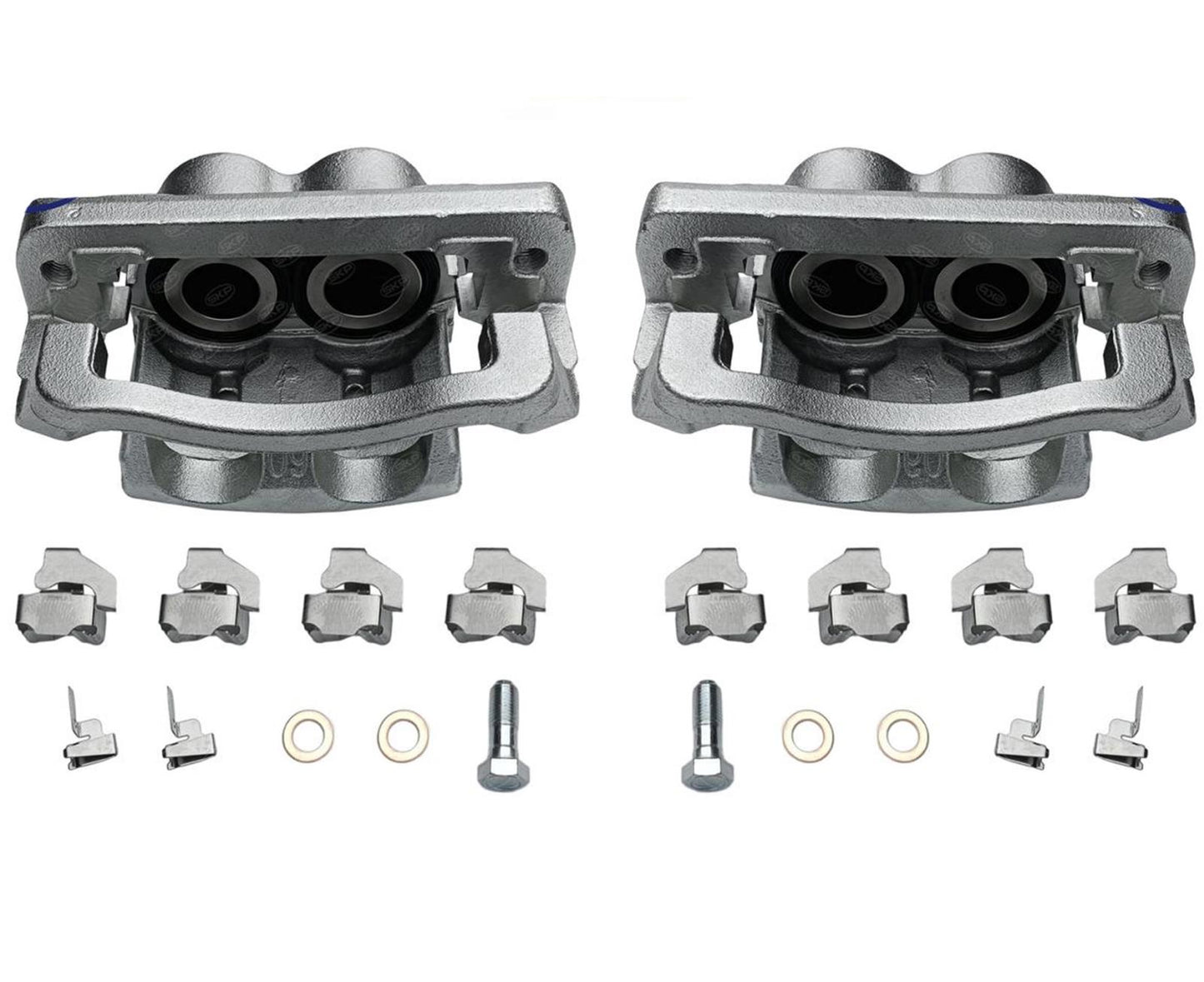 Front Left & Right Calipers For F-350 Super Duty 2005-2012 W/ Dual Rear Wheels