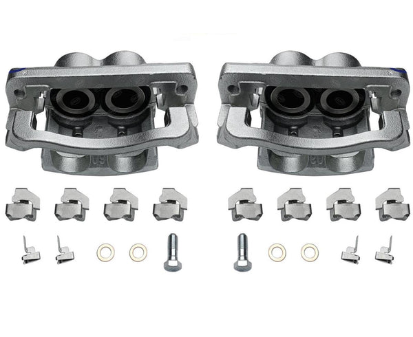 Front Left & Right Calipers For F-350 Super Duty 2005-2012 W/ Dual Rear Wheels