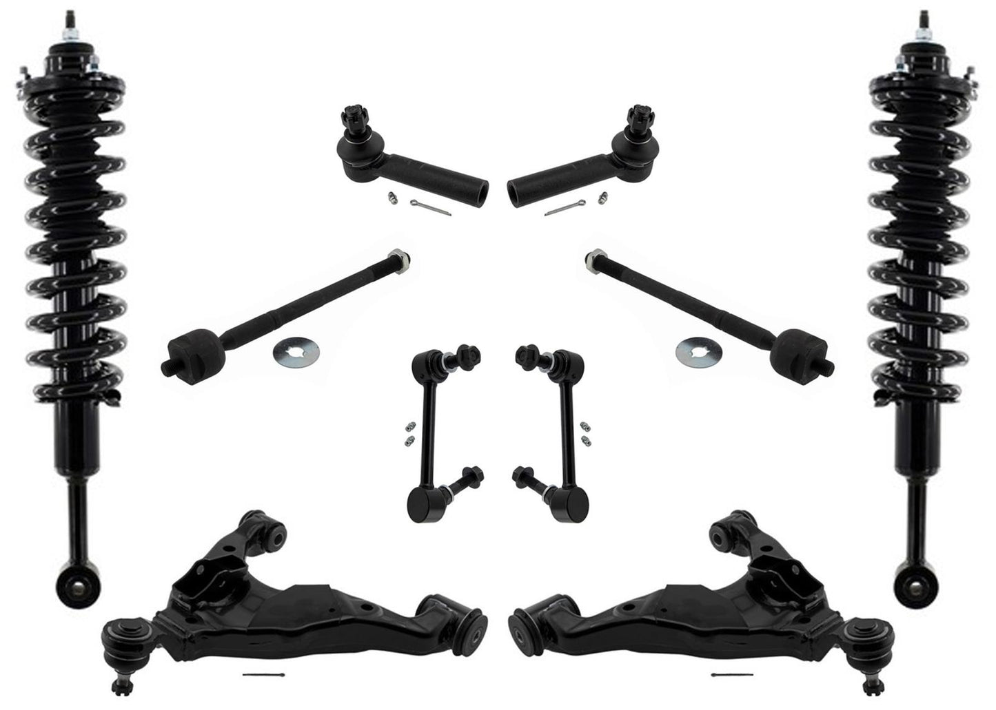 Coil Spring Struts Control Arms for Toyota Tacoma 4 Wheel Drive 2005 2010 2015
