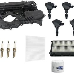 Valve Cover Coils Spark Plugs & Filters For Hyundai Sonata 2.0L Turbo 2015-2019