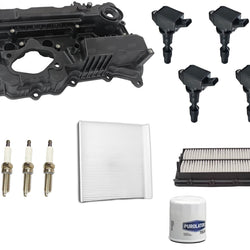 Valve Cover Ignition Coils Spark Plugs & Filters For Santa Fe 2.4L 2019-2020