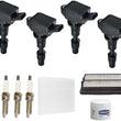 Ignition Coils Spark Plugs & Filters For Hyundai Santa Fe 2.0L Turbo 2017-2018