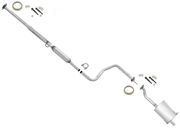 Sistema de escape silenciador para Honda Civic 2 y 4 DR 1.6L DX LX GX HX 1996-2000