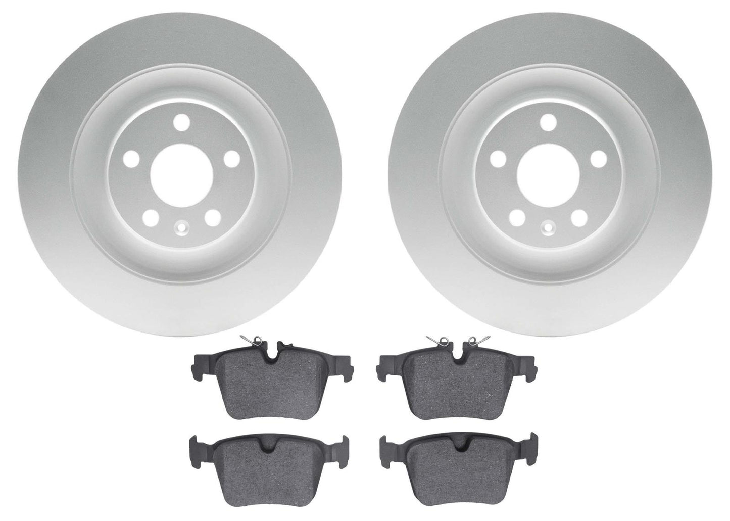 Rear Coated Disc Brake Rotors & Pads for Volvo XC90 16-24 340MM Larger Rotor