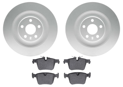 Rear Coated Disc Brake Rotors & Pads for Volvo XC90 16-24 340MM Larger Rotor
