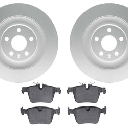 Rear Coated Disc Brake Rotors & Pads for Volvo XC90 16-24 340MM Larger Rotor