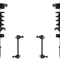 Rear Coil Spring Struts & Sway Bar Links for Chevrolet Impala Limited 2014-2016