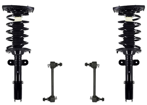 Rear Coil Spring Struts & Sway Bar Links for Chevrolet Impala Limited 2014-2016