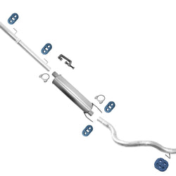 Muffler Exhaust System For Ram Pick Up 1500 2006-2008 3.7 4.7 140.5 Inch w/ base