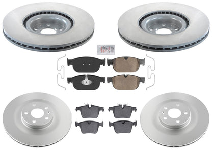 Coated Disc Brake Rotors & Brake Pads for Volvo XC90 16-24 366MM & 340MM Option - Photo 1