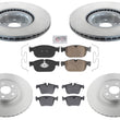 Coated Disc Brake Rotors & Brake Pads for Volvo XC90 16-24 366MM & 340MM Option