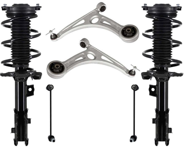 Front Struts W/ Coil Spring Lower Control Arms & Links For Kia Niro 2017-2022