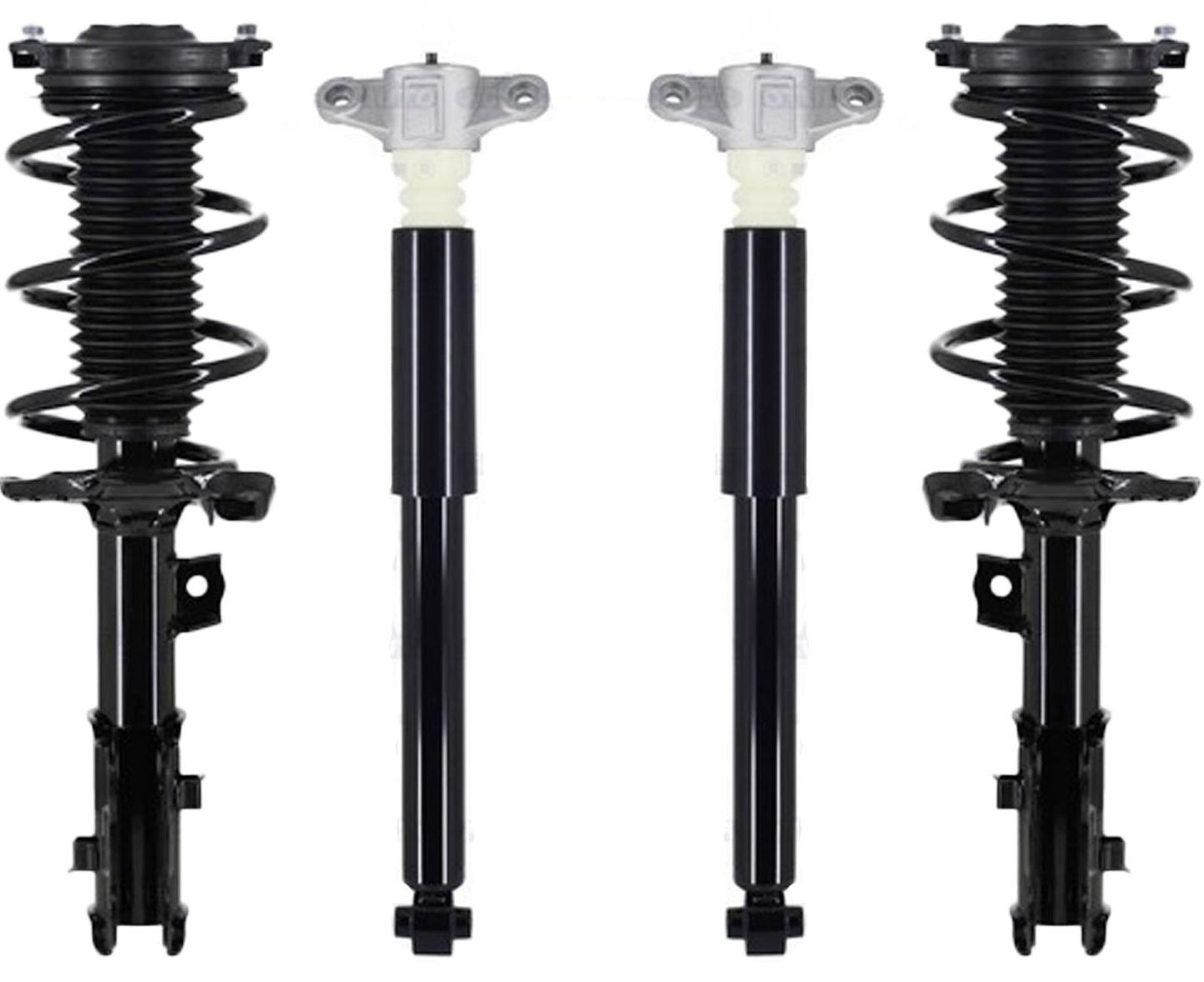 Front Struts W/ Coil Spring & Rear Complete Shocks For Kia Niro 2017 2018