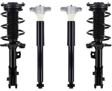 Front Struts W/ Coil Spring & Rear Complete Shocks For Kia Niro 2017 2018
