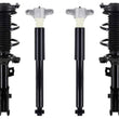 Front Struts W/ Coil Spring & Rear Complete Shocks For Kia Niro 2017 2018