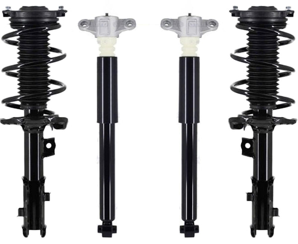 Front Struts W/ Coil Spring & Rear Complete Shocks For Kia Niro 2017 2018