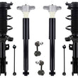 Front Struts Rear Complete Shocks & Sway Bar Links For Kia Niro 2017 2018