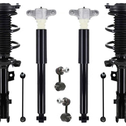 Front Struts Rear Complete Shocks & Sway Bar Links For Kia Niro 2017 2018