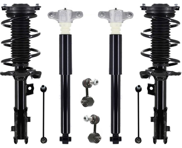 Front Struts Rear Complete Shocks & Sway Bar Links For Kia Niro 2017 2018