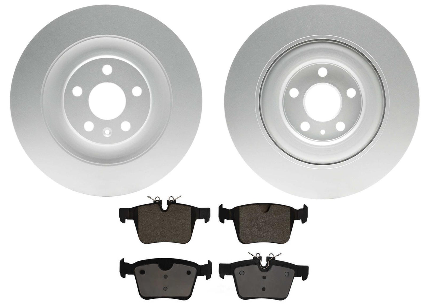 Rear Coated Disc Brake Rotors & Brake Pads for Polestar 2 2021 2022 2023 2024