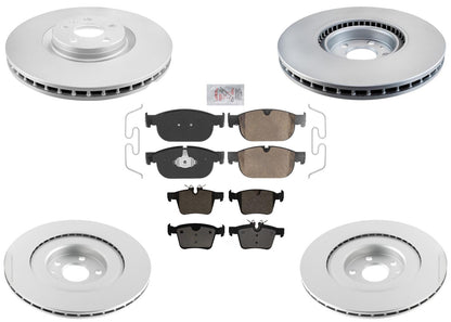 Coated Disc Brake Rotors & Brake Pads for Polestar 2 Base 2021 2022 2023 2024 - Photo 1