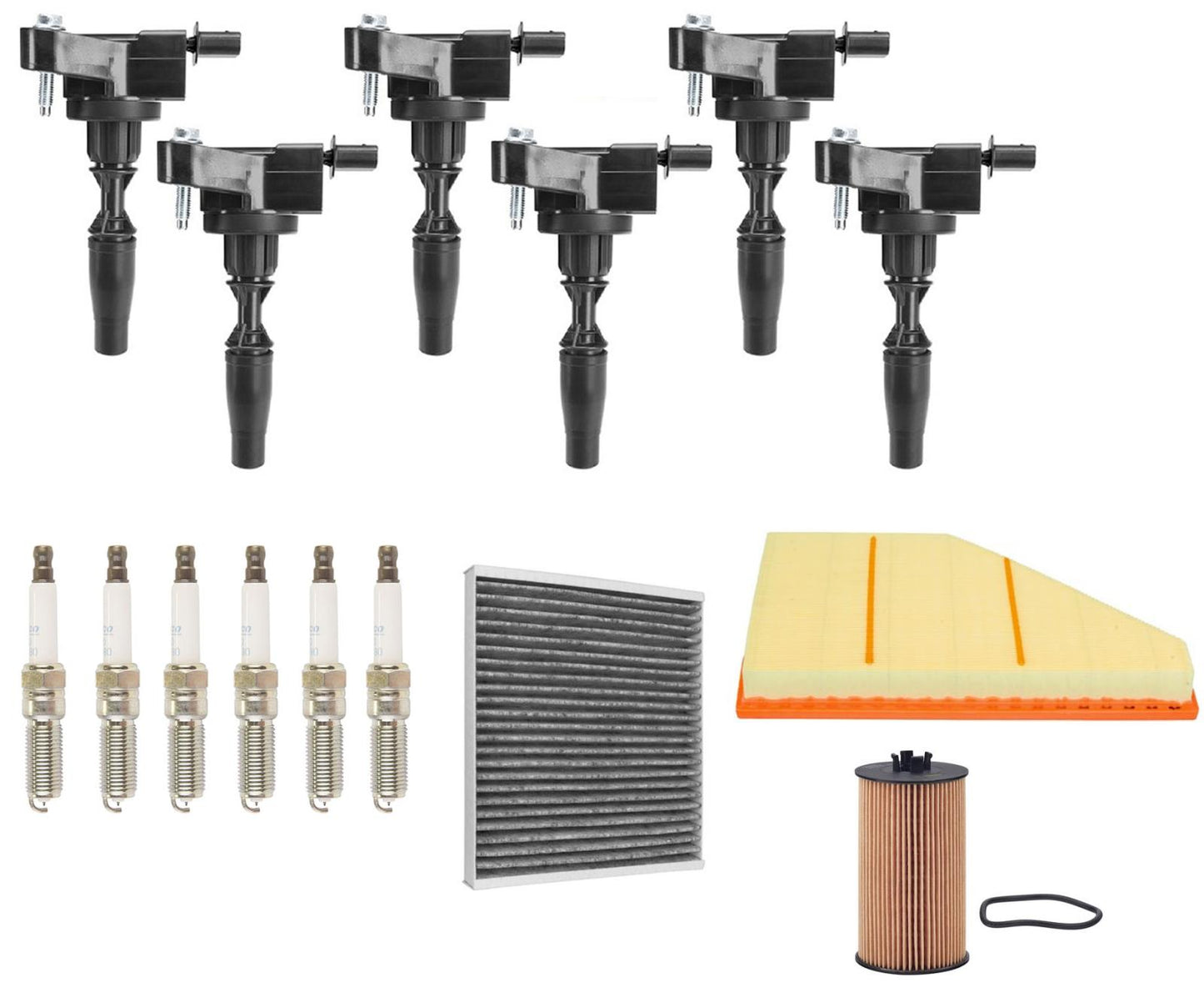 Direct Ignition Coils Spark Plugs & Filters For GMC Acadia 3.6L 2018 2019 2020