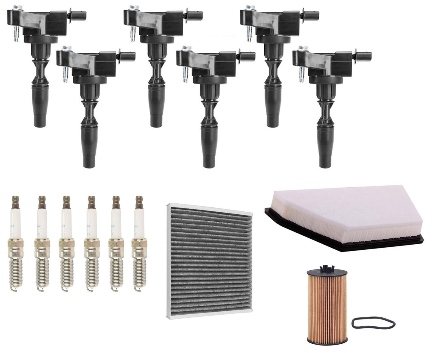 Ignition Coils Spark Plugs & Filters For Cadillac CT6 3.6L 2016 2017 2018 2020