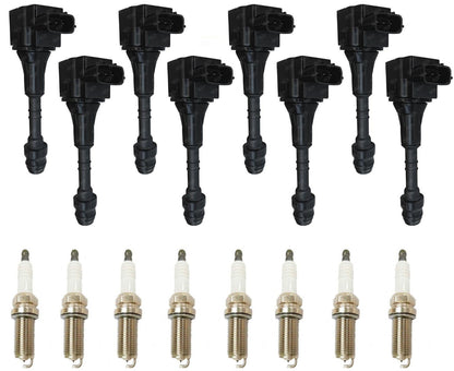 Direct Ignition Coils & Spark Plugs For Infiniti FX45 4.5L 2003 2004 2005 2008