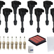 Ignition Coils Spark Plugs & Filters For Infiniti M45 4.5L 2006 2007 2008 2010