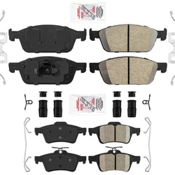 AME Front & Rear Ceramic Brake Pads for Ford Focus ST Turbo 15 2016 2017 2018