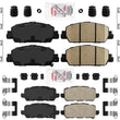 AME Front & Rear Ceramic Disc Brake Pads For Honda HR-V HRV 2016 2018 2020 2022