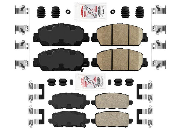 AME Front & Rear Ceramic Disc Brake Pads For Honda HR-V HRV 2016 2018 2020 2022