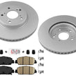 Front Improved Coated Disc Brake Rotors & Pads For Honda HR-V 2016 2020 2022