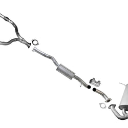 Y Pipe Resonator Pipe Rear Muffler Exhaust System for Infiniti FX35 2003-2004