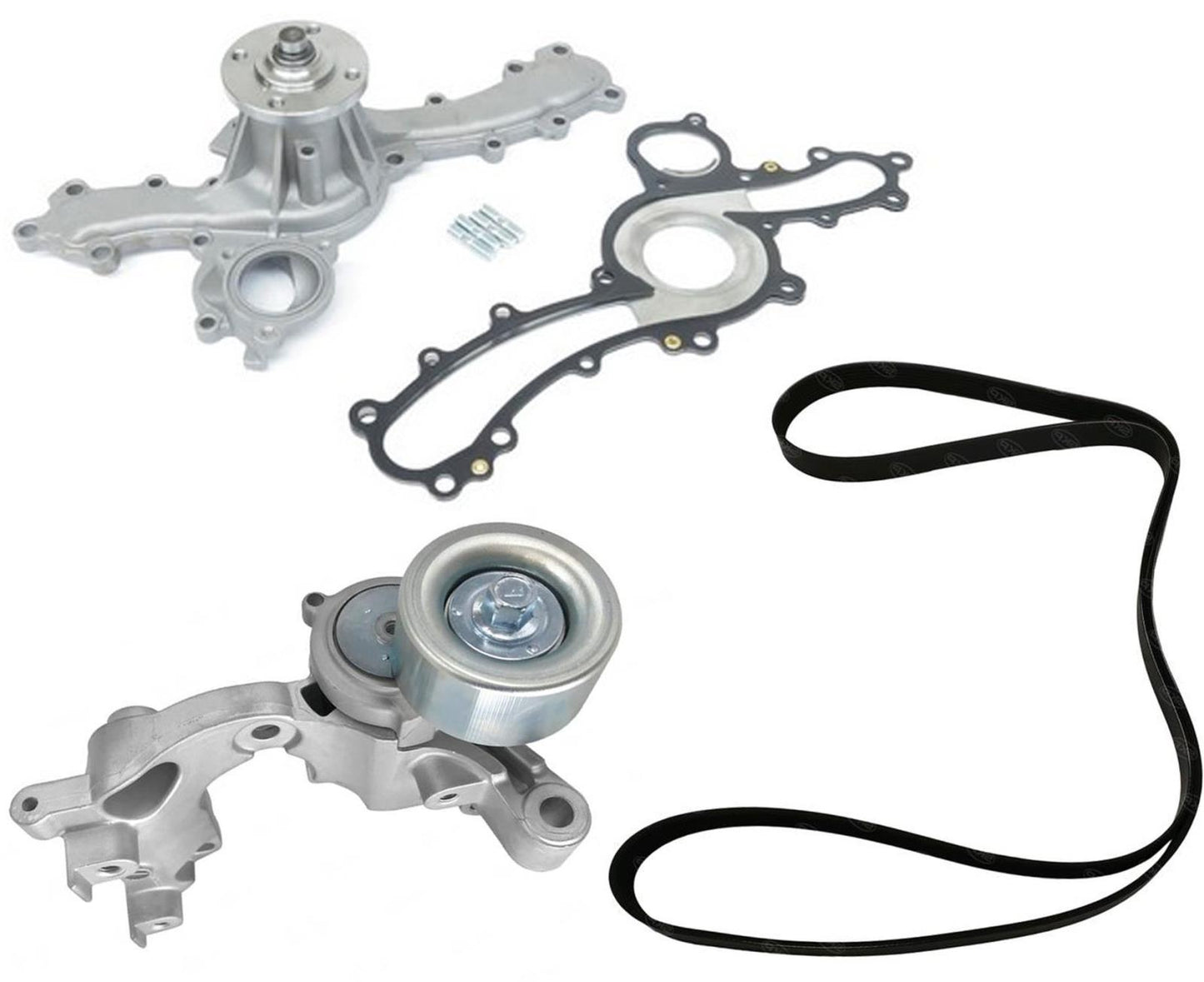 Water Pump Belt Tensioner & Belt For Toyota Tacoma 4.0L 2005 2012 2014 2015