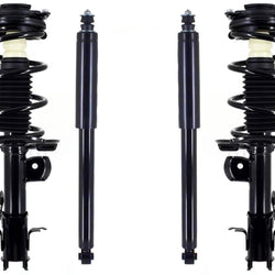 Front Struts Assembly & Complete Rear Shocks Absorber For Nissan Leaf 2011-2024