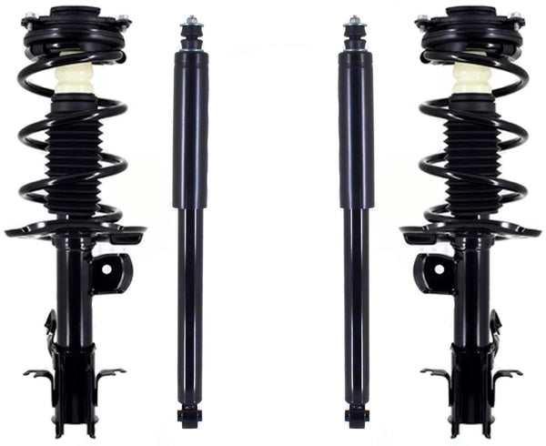 Front Struts Assembly & Complete Rear Shocks Absorber For Nissan Leaf 2011-2024