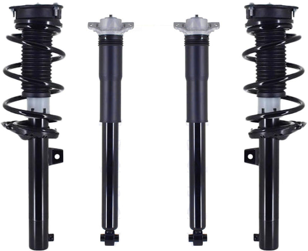 Front Struts & Rear Complete Shocks For Volkswagen Atlas Cross Sport 2020-2024