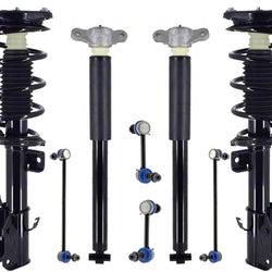 Front Struts Rear Shocks & Links For Bronco Sport 2.0L 21-23 W/ Full TIme Drive