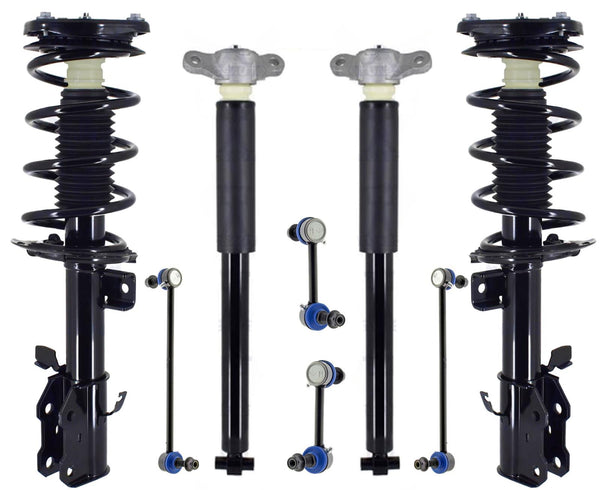 Front Struts Rear Shocks & Links For Bronco Sport 2.0L 21-23 W/ Full TIme Drive