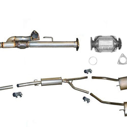 Front Y Pipe Rear Converter Middle Resonator Mufflers For Honda Pilot 2009-2012