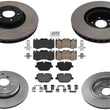 Rotores de freno de disco Pastillas de freno de disco para Range Rover Sport 10-13 sobrealimentado