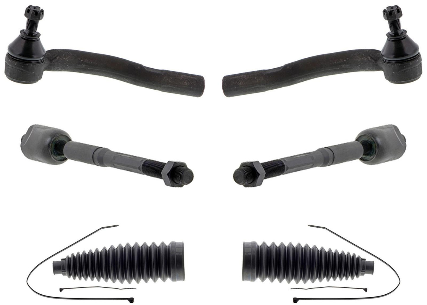 Mevotech Front Inner Outer Tie Rods Boots for Toyota Avalon 2005 2008 2010 2012