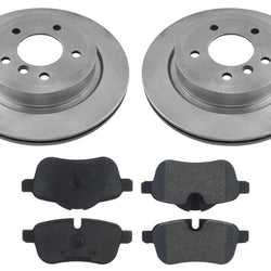 Rear Disc Brake Rotors Ceramic Disc Brake Pads For BMW Z4 09-10 / Z4 11-16 3.5i