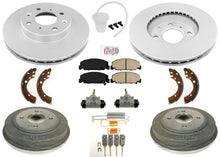 Coated Disc Brake Rotors Pads Drums Shoes for Honda Civic DX HX LX 1999-2000