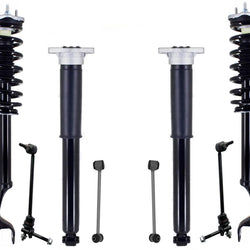Front Struts Rear Shocks & Links For GLC300 2016-2022 W/ Standard Suspension