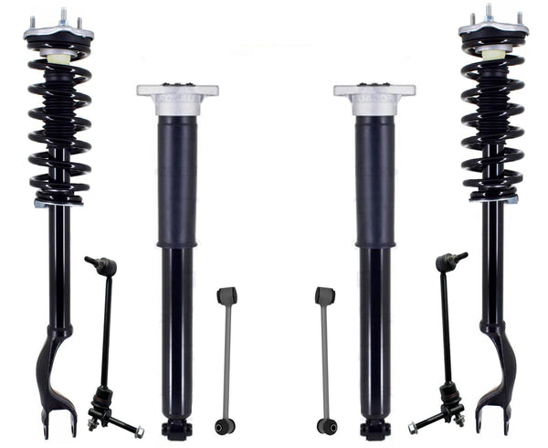 Front Struts Rear Shocks & Links For GLC300 2016-2022 W/ Standard Suspension