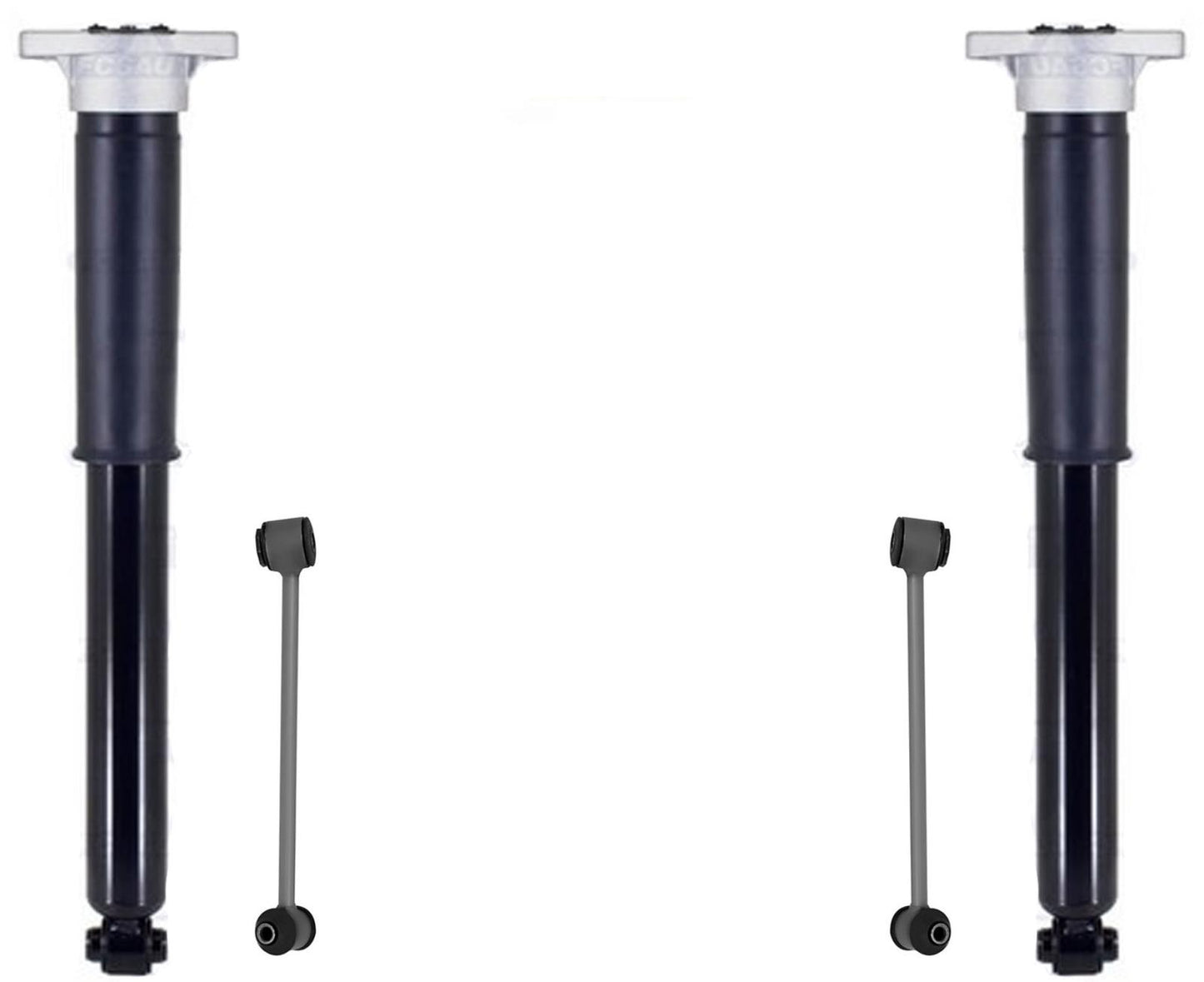 Rear Complete Shocks & Links For GLC300 2016 2017 2022 W/ Standard Suspension